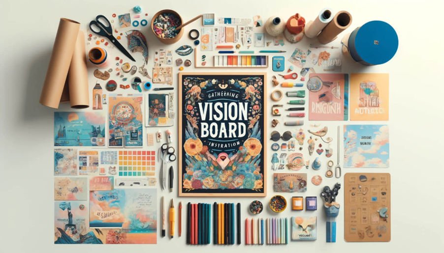 spiritual vision board step by step